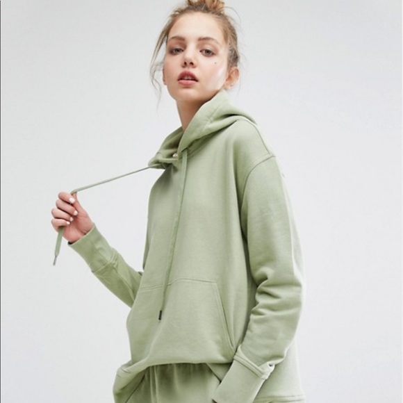 Green oversized hoodie from ASOS - Picture 3 of 3